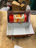 vtg Disney Fire Fighters Metal Lunch Box 70s Aladdin Collectible Tin Termos Mint