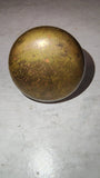 Antique Vintage Brass Door Knob Round Salvage Patina 2.25”