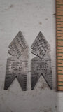 Vintage Lot 2 Brown & Sharpe 650 Center Gauges Sharp V & American Nat Thread