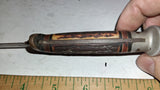 Vintage Western USA H40 Curved Skinner Knife Heavy Rust Patina Restoration Proje