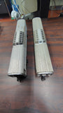 Lionel Postwar O Gauge Aluminum Silver Range Vista Dome Passenger Cars Lot of 2