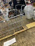 Metal Locker Basket Wire Vintage 17x7x11 Industrial School Public pool Gym open