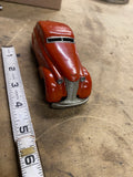 Vintage Schuco Patent #1010 Red Wind-Up Tin Toy Car Germany US Zone - Rare Find