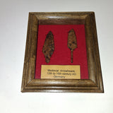 Authentic Medieval Arrowheads 12th-15th Century AD Germany Framed Relics Set