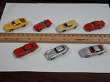 Vtg 1:87 HO Scale Corvette Mercedes Ferrari Porsche Model Train Car Lot Monogram