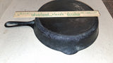 Vintage Griswold No 8 Cast Iron Skillet Small Logo 704 D Erie PA Flat Sits Flat