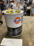 Vintage Gulfpride Super Premium 10W-40 Oil Can, 1 Quart, Very Good Condition