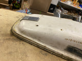 OEM Harley Panhead Shovelhead FLH Glide Vtg Saddlebag Lid White Electra Glide #2