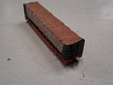 Tyco HO Scale Southern Railroad 50’ Pulpwood Flat Car Log Load 334A Boxed Vintag