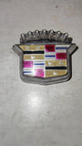 89- 93 Cadillac DeVille Trunk Key Hole Cover Crest Emblem Sliding Badge 20731450