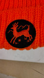 Vintage Reliable Knitting Works Blaze Orange Hunting Lot Balaclava Beanie Gloves