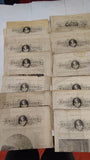 Lot of 14 Antique 1873-1874 The Child’s Paper & Our Morning Guide Newspapers