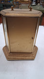 Bulova B8805 Quartz Anniversary Clock Brass Glass Non Working Repair/Parts 400