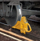 Vtg Aldon Rail Track Clamping Wheel Block CB6-B Train Car Railroad Tool RR Equip