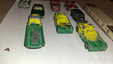 Vintage Matchbox Lesney Diecast Lot Ferrari Berlinetta Ford Zodiac Fire Truck