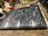 Jack Daniel's Old No. 7 Whiskey Framed Mirror Sign Bar Decor 17x21 Beer Tavern