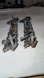1975-1980 Ford Granada Script Fender Emblem Pair OEM Badges D5DB-16B114-AA