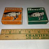 Vintage Aristocrat Biltmore Pocket Watch Boxes Lot - Orange & Green Radium