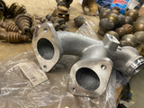 NOS dual throat Carb intake dellorto Weber Harley Shovelhead Ironhead Chopper