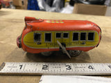 Vintage 1934 Japan Streamlined Union Pacific Train Toy Tin Wind up Collectible