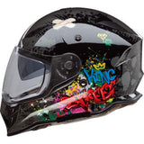 Nemesis Distro Helmet XL Z1r Full Face Grey Factory Custom FF Sun Visor Built in