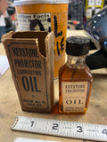 Vintage Keystone Projector Lubricating Oil Original Box Antique Camera Film Reel