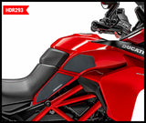 OneDesign HDR Technology HDR293 Tank Black Grips Ducati MULTISTRADA 950 2019-'22