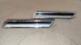 1970 Buick LeSabre Skylark Trim Porthole Fender Emblem Chrome Pair RH 1232966