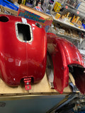 Paint Set Softail tank Bobtail Rear fender Custom 2004^ Candy red Twin Cam FXST