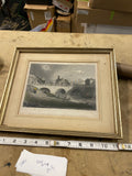 Antique 1850 Charles Burton Race Bridge Print