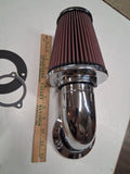 Harley Screamin Eagle Heavy Breather XL 58mm Air Cleaner Kit 29400228A Chrome NO
