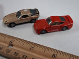 Vtg 1:87 HO Porsche 356 928 959 Ferrari GTO Car Lot Herpa Praline W.Germany