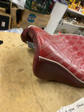 Custom Diamond Stitch Seat & Sissybar pad Harley Sportster 07+ 883 1200 red maro