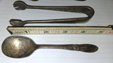 Vintage Silverplate Flatware Lot 4pc - Oneida White Orchid and Warren SP Co