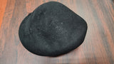 Vintage Berkshire Black Wool Felt Hat Body Base Hood Millinery Craft Supply