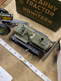 vintage 1950s Marx U.S. Army Tractor Howitzer Tin Toys Litho Orig Box Military