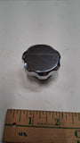 Chrome Scalloped Threaded Oil Tank Cap 1.05" Thread Harley Custom Chopper