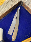 Vtg Shaving Display Straight Safety Razors Boker Imperial Gillette Brush Box Lot
