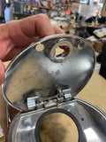 Harley Fuel Tank Console Dash Panel Chrome Kuryakyn mesh Insert Touring FLH Glid