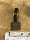 Vintage Dart Heavy Construction Equipment Watch Fob Leather Strap Bronze Hi lift