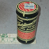 Vintage Zenith Tibet Almond Stick Wood Scratch Remover Litho Tin