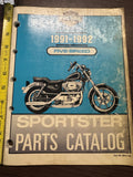 91^92 HARLEY SPORTSTER PARTS CATALOG