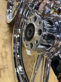 Chrome Detonator Mag Wheels 3x16 2.15x21 Harley Softail Chopper3/4 00^ Dyna Wide