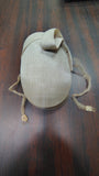 Vintage 1950s Beige Pillbox Hat Fascinator Champagne Fabric Birdcage Veil