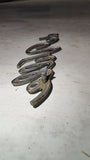 1970's Cadillac DeVille Script Emblems Pair OEM 1483604 1607891