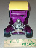 Vtg 1970s Tonka Hot Hauler Yellow Purple Metal Flake Hot Rod Truck Decals! Nice!