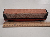 Tyco HO Scale Southern Railroad 50’ Pulpwood Flat Car Log Load 334A Boxed Vintag