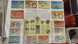 Vintage 1941 Schwinn Bicycle Advertising Poster Brochure Movie Stars Prewar