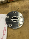 Harley Davidson OEM Twin Cam Silver Bar & shield Timer Cover Touring Dyna Softai