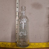 Vtg 1950s Western PA Returnable Soda Bottle Lot (2) Bottoms Up, Canada Dry Skirt